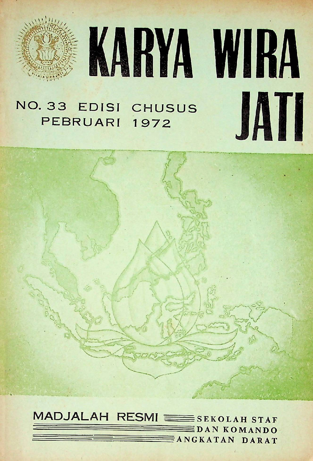 Karya Wira Jati No 33 Edisi Khusus Pebruari 1972